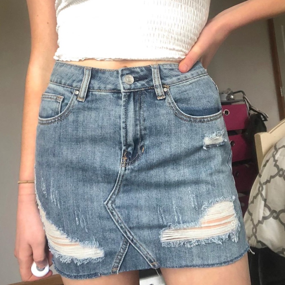 Pacsun jean skirt